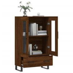 Greatstore Skříň highboard hnědý dub 69,5 x 31 x 115 cm kompozitní dřevo