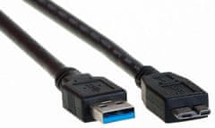 AQ KCJ005, USB 3.0 M/micro USB 3.0 M kabel, 0,5m