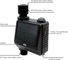 Immax NEO SMART zavlažovací ventil se solárním panelem + čidlo půdní vlhkosti, Zigbee, TUYA