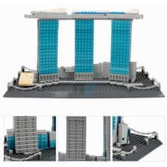 Wange Wange Architect stavebnice Marina Bay Sands Singapur kompatibilní 881 dílů