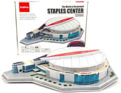 HABARRI Basketbalový stadion 3D puzzle STAPLES CENTER NBA Arena, Los Angeles Lakers, 49 dílků