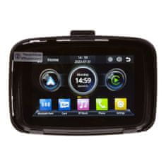 CARCLEVER Monitor 5 na motocykl s Apple CarPlay, Android auto, Bluetooth, mini USB, micro SD (ds-501cam)
