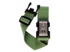 FABRIZIO Popruh na zavazadlo Luggage Strap TSA Dark Green