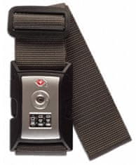 FABRIZIO Popruh na zavazadlo Luggage Strap TSA Dark Grey