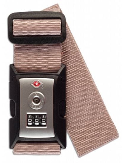 FABRIZIO Popruh na zavazadlo Luggage Strap TSA Dusty Pink