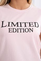 Kesi Dámské tričko s potiskem Denzel pudrová růžovo-černá Univerzální