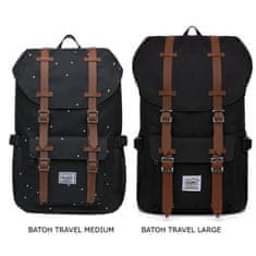 Kaukko Batoh Travel medium - černý/šedý
