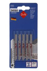 D+N Plátky do přímočaré pily HSS B&D 50/1mm 5ks 11012