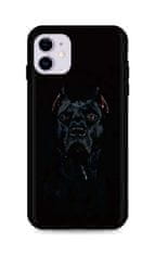 TopQ Kryt iPhone 11 silikon Dark Pitbull 48941