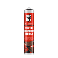 Den Braven Střešní bitumenové lepidlo (Tixoplast) 310 ml kartuše černá