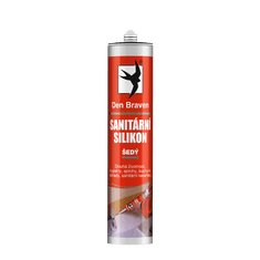 Den Braven Sanitární silikon 280 ml kartuše šedá