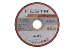 Festa Kotouč řezný INDUSTRY na kov 115x1.6x22.2mm