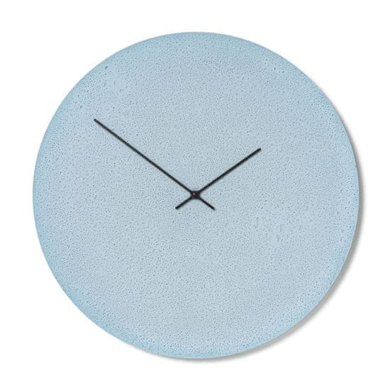 Clockies Betonové hodiny 50 cm - modré/černé