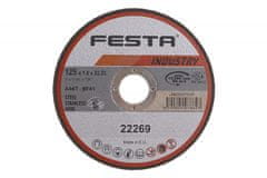 Festa Kotouč řezný INDUSTRY na kov 125x1.6x22.2mm