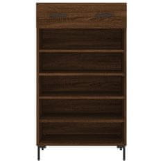 Greatstore Botník hnědý dub 60 x 35 x 105 cm kompozitní dřevo