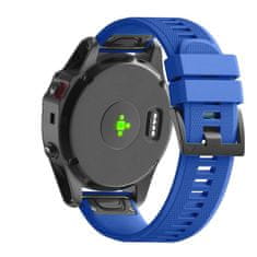 BStrap Silicone Acton řemínek na Garmin Fenix 5s / 5s Plus, dark blue