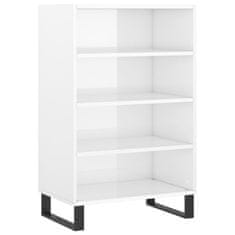 Vidaxl Skříň highboard bílá s vysokým leskem 57 x 35 x 90 cm kompozit