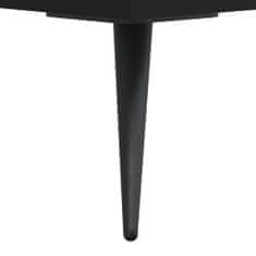 Greatstore Noční stolek černý 40 x 40 x 66 cm kompozitní dřevo
