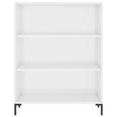 Vidaxl Skříň highboard lesklá bílá 69,5 x 34 x 180 cm kompozitní dřevo