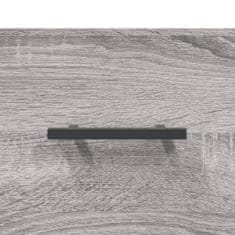 Vidaxl Skříň highboard šedá sonoma 69,5 x 34 x 180 cm kompozitní dřevo