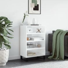 Vidaxl Skříň highboard bílá s vysokým leskem 57 x 35 x 90 cm kompozit