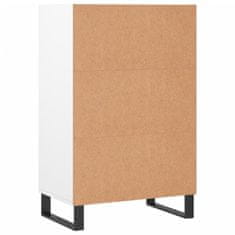 Greatstore Skříň highboard bílá s vysokým leskem 57 x 35 x 90 cm kompozit