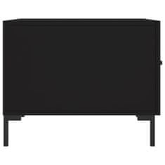 Greatstore Konferenční stolky 2 ks černé 50 x 50 x 40 cm kompozitní dřevo