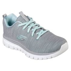 Skechers Boty šedé 41 EU Graceful Twisted Fortune