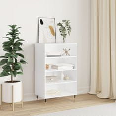 Greatstore Skříň highboard bílá 57 x 35 x 90 cm kompozitní dřevo