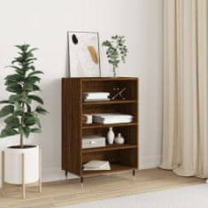 Greatstore Skříň highboard hnědý dub 57 x 35 x 90 cm kompozitní dřevo