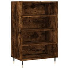 Greatstore Skříň highboard kouřový dub 57 x 35 x 90 cm kompozitní dřevo