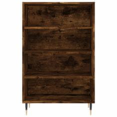 Greatstore Skříň highboard kouřový dub 57 x 35 x 90 cm kompozitní dřevo