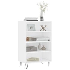 Greatstore Skříň highboard bílá 57 x 35 x 90 cm kompozitní dřevo