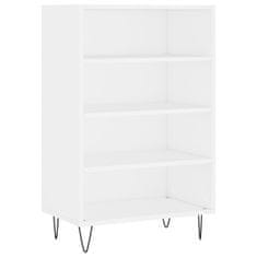 Greatstore Skříň highboard bílá 57 x 35 x 90 cm kompozitní dřevo