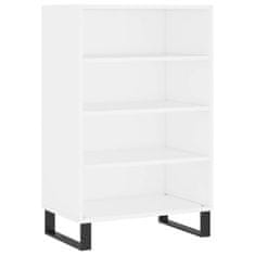 Greatstore Skříň highboard bílá 57 x 35 x 90 cm kompozitní dřevo