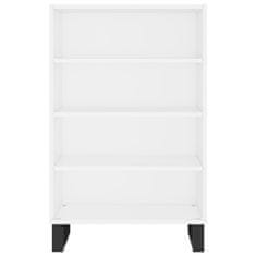 Greatstore Skříň highboard bílá 57 x 35 x 90 cm kompozitní dřevo