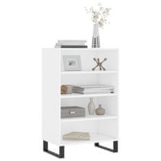 Greatstore Skříň highboard bílá 57 x 35 x 90 cm kompozitní dřevo