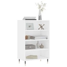 Greatstore Skříň highboard bílá 57 x 35 x 90 cm kompozitní dřevo