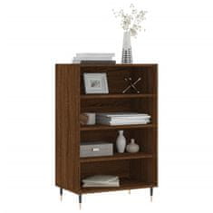 Greatstore Skříň highboard hnědý dub 57 x 35 x 90 cm kompozitní dřevo