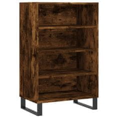 Greatstore Skříň highboard kouřový dub 57 x 35 x 90 cm kompozitní dřevo