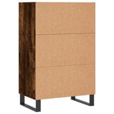 Greatstore Skříň highboard kouřový dub 57 x 35 x 90 cm kompozitní dřevo