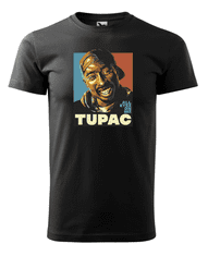 Fenomeno Pánské tričko TUPAC Velikost: XL, Barva trička: Bílé