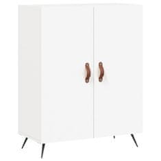 Greatstore Skříň highboard bílá 69,5 x 34 x 180 cm kompozitní dřevo