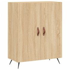 Greatstore Skříň highboard dub sonoma 69,5 x 34 x 180 cm kompozitní dřevo