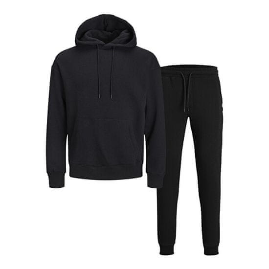 Jack&Jones Pánská tepláková souprava JJEBRADLEY Relaxed Fit 12251411 Black