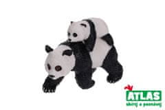 D - Figurka Panda s mládětem