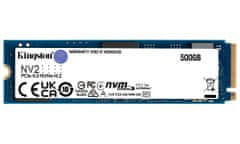 Kingston NV2 SSD 500GB / NVMe M.2 PCIe Gen4 / Interní / M.2 2280