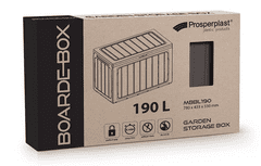 Prosperplast Zahradní box BOARDEBOX hnědý 190L
