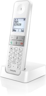 Philips Bezdrátový telefon D4701W/53 bílý