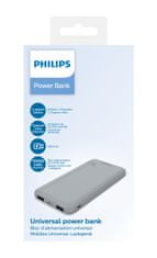 Philips Powerbanka DLP1810NV/62, stříbrná, 10000mAh